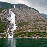 Langfoss waterfall